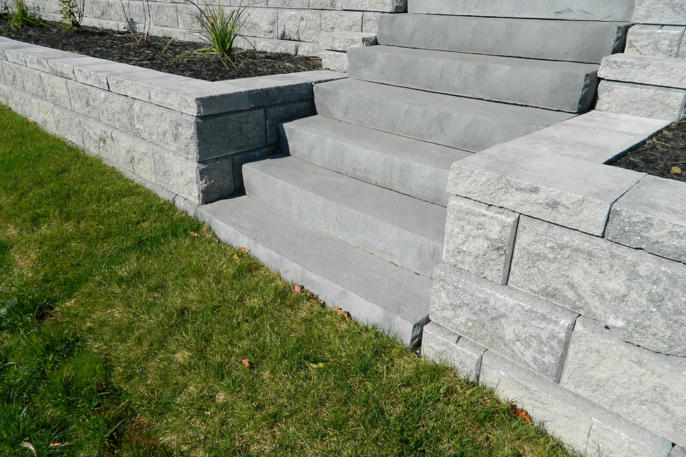 Concrete steps construction
